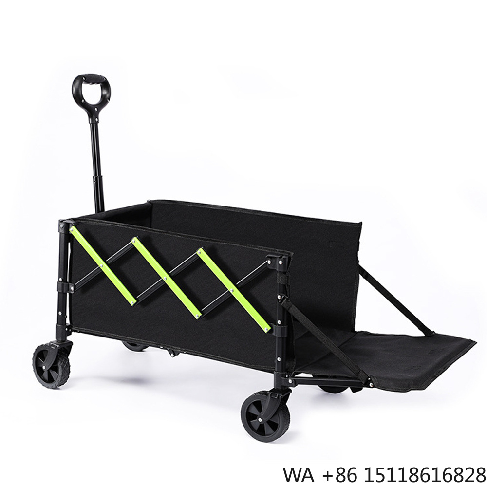 Outdoor Camping Wagon - Chariot pliable E-RIKE, chariot utilitaire robuste,