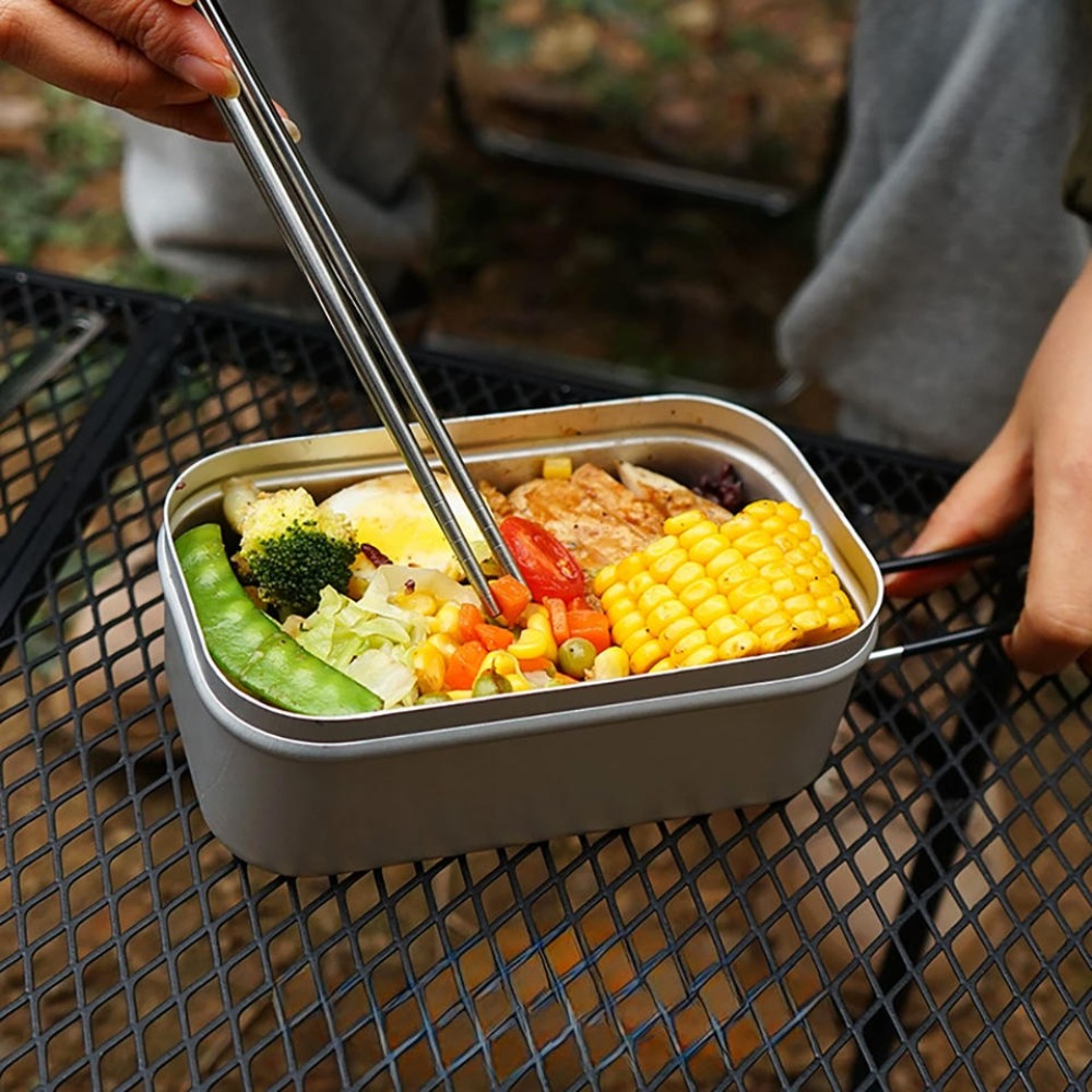Outdoor Camping Kitchen Set - Vaisselle ultralégère pour le camping, boîte