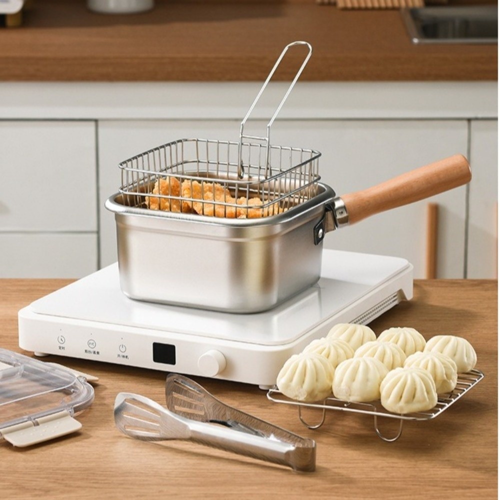Outdoor Camping Kitchen Set - Poêle à frire Portable en acier