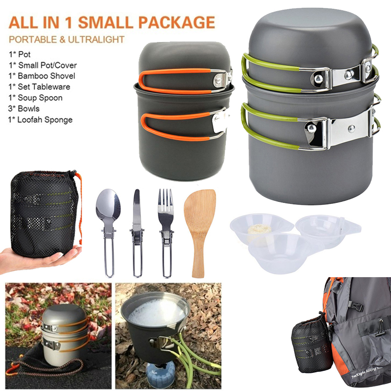 Outdoor Camping Kitchen Set - Nouveau Pot de Camping Portable ensemble