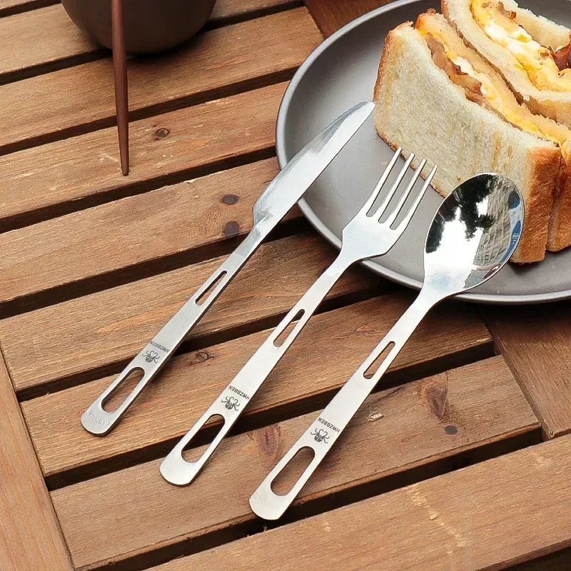 Outdoor Camping Kitchen Set - HWZBBEN-Ensemble de couteaux à fourchette et