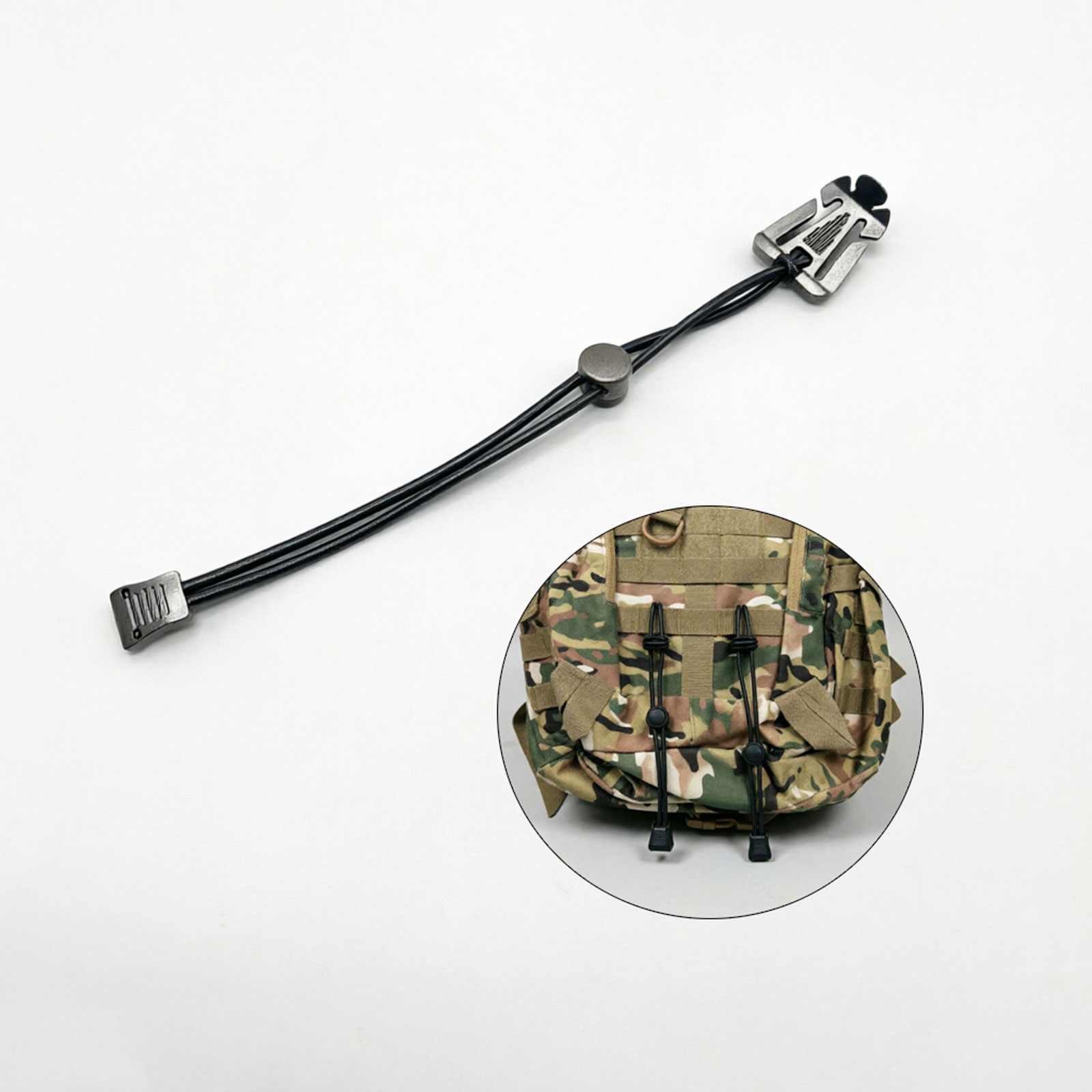 Camping Rope - Clip de fixation pour lampe torche,