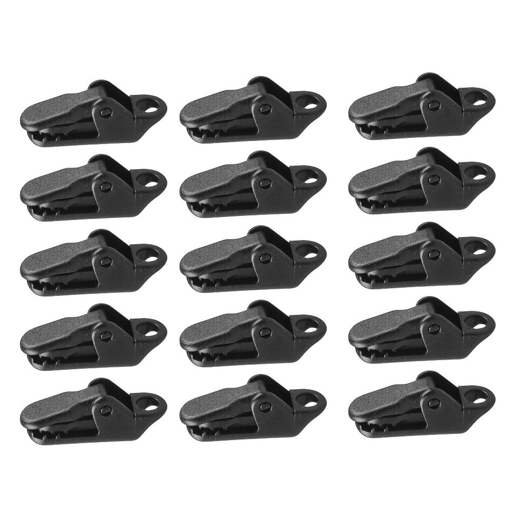 Outdoor Camping Tarp - 15 pièces de cordons élastiques de