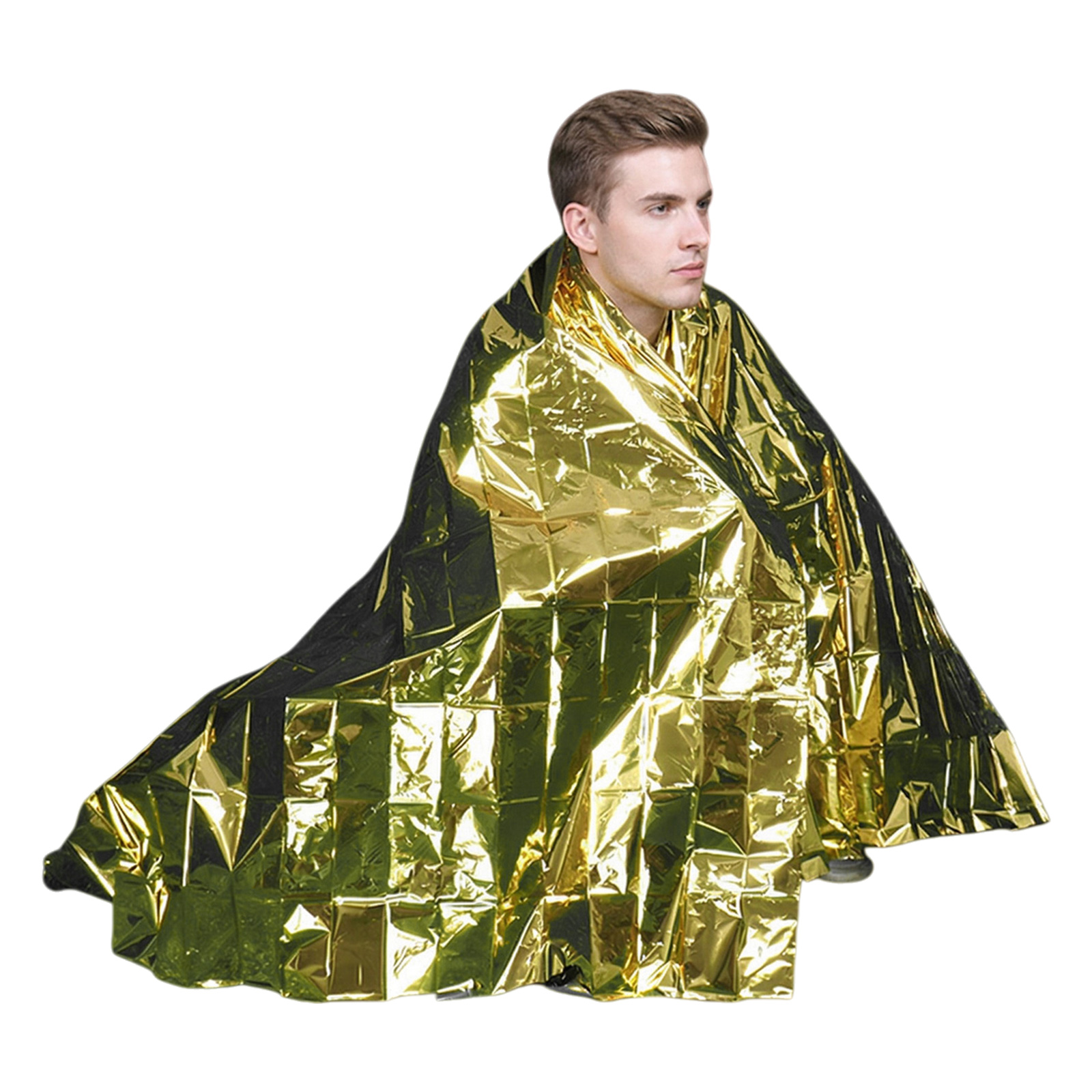 Emergency Mylar Blanket - Couvertures d'urgence en Mylar multi-usages, protection