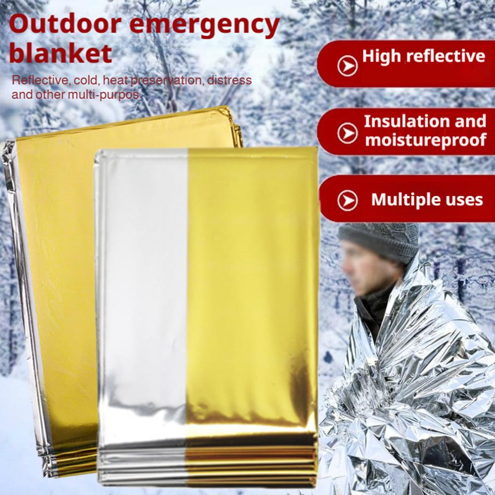 Emergency Mylar Blanket - Hypothermie sauvetage premiers secours camp garder