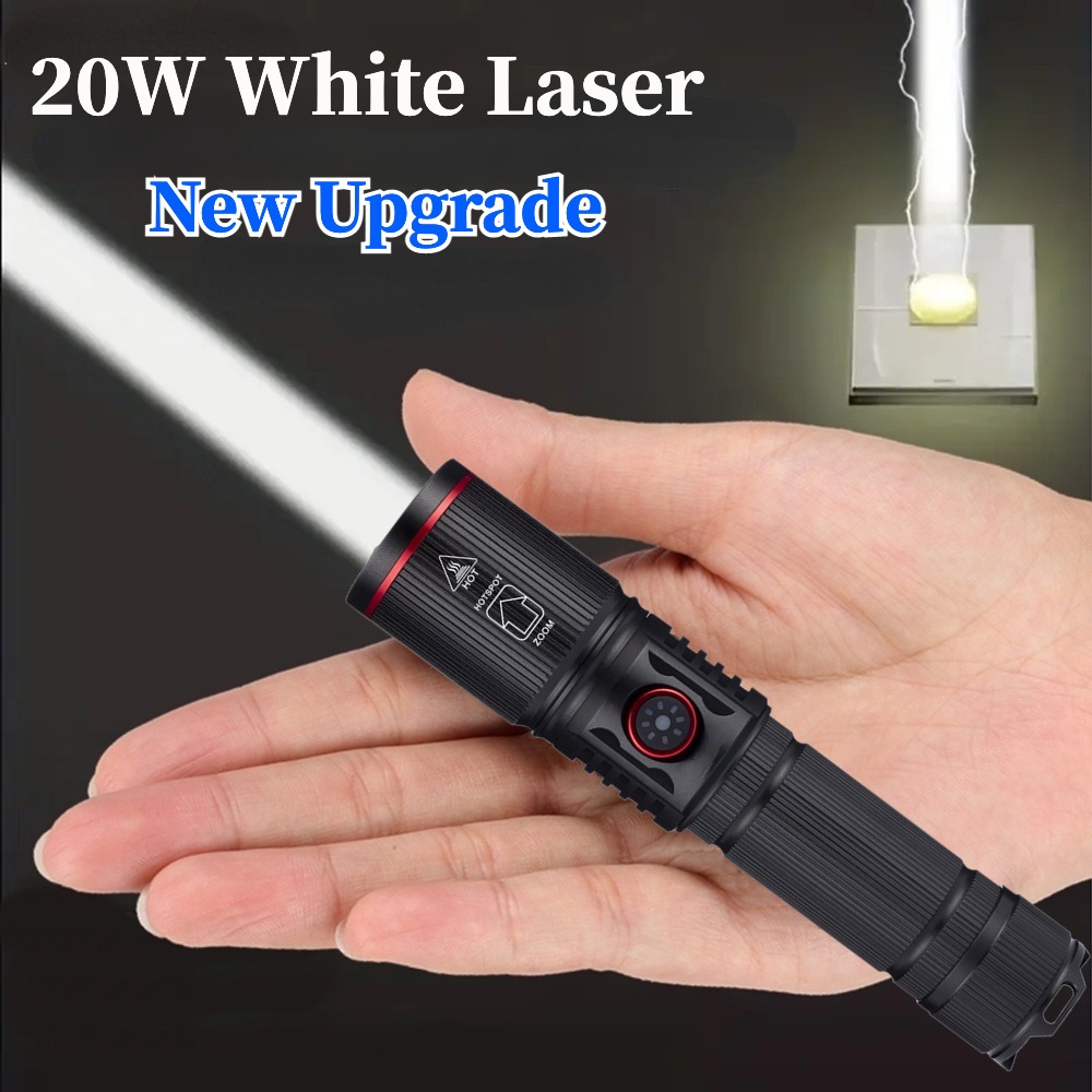 Camping Rope - Lampe torche LED puissante rechargeable par