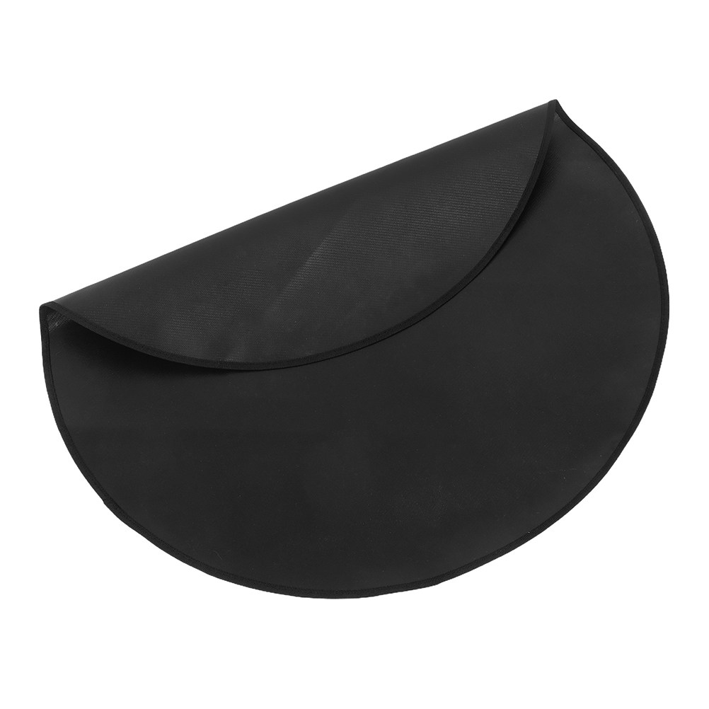 Outdoor Camping Floor Mat - Tapis de barbecue rond ignifuge, résistant