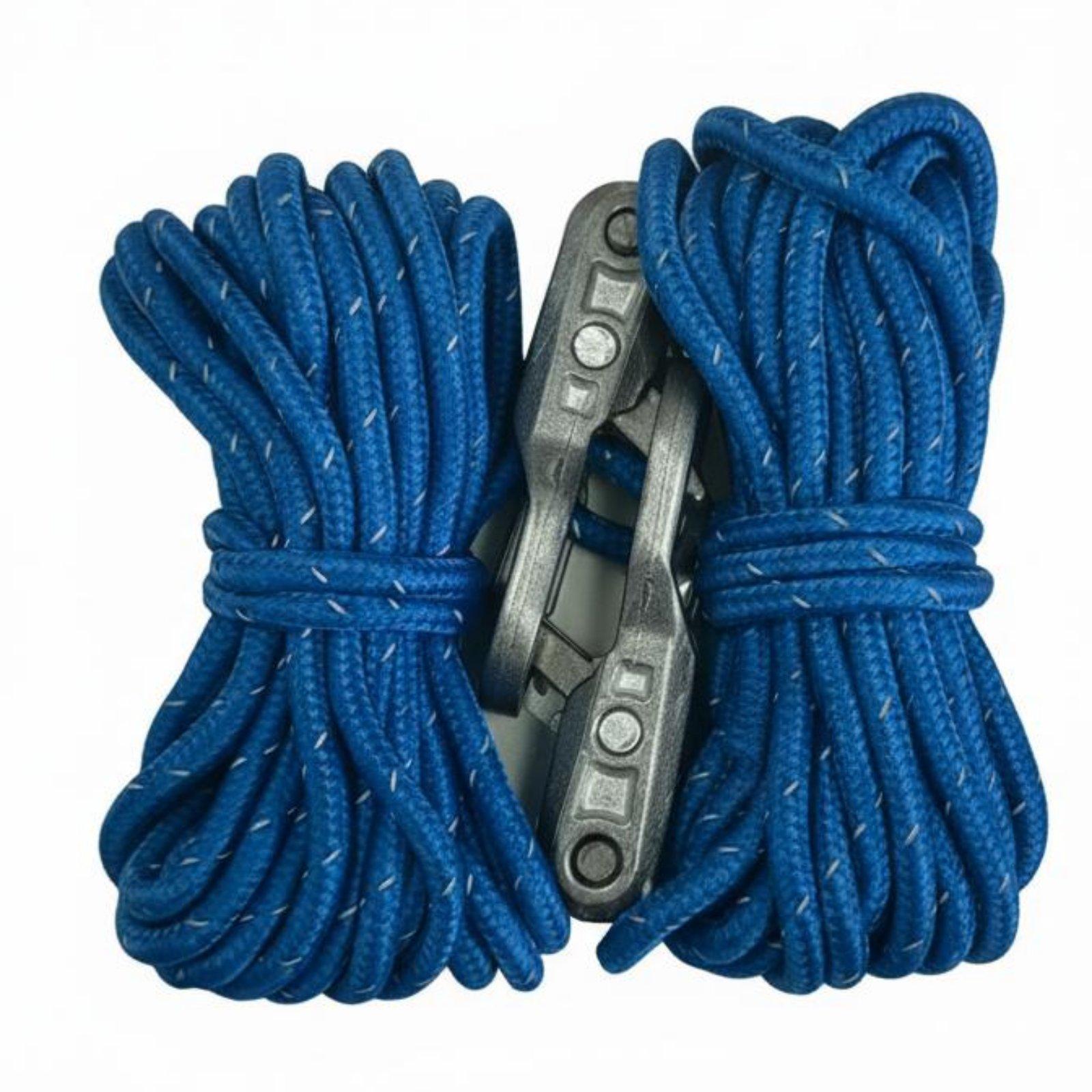 Camping Rope - Attache-cordon avec mousqueton, outil de tensionnement