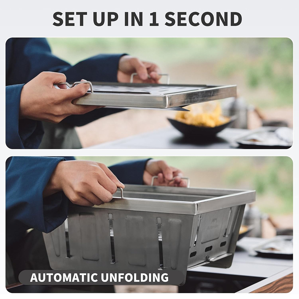 Naturerandonnée Camping gril à - Outdoor Camping Griddle avis et prix