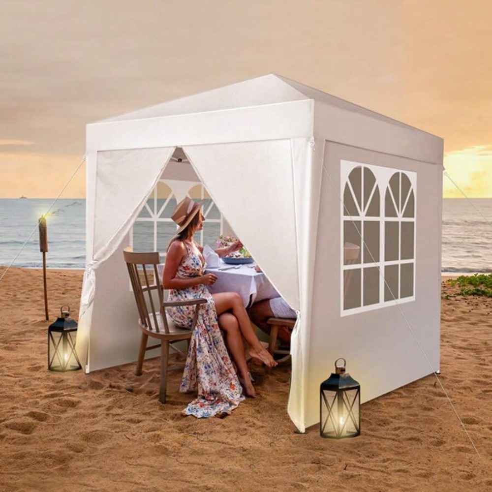 Tente Pop-Up 6,5x6,5 pieds, ab - Outdoor Camping Gazebo avis et prix
