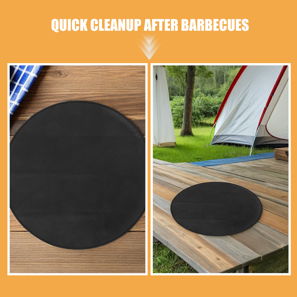 Tapis de barbecue rond ignifug - Outdoor Camping Floor Mat avis et prix