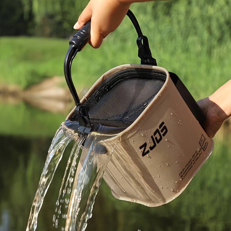 Seau pliant portatif 8L/13L se - Camping Rope avis et prix