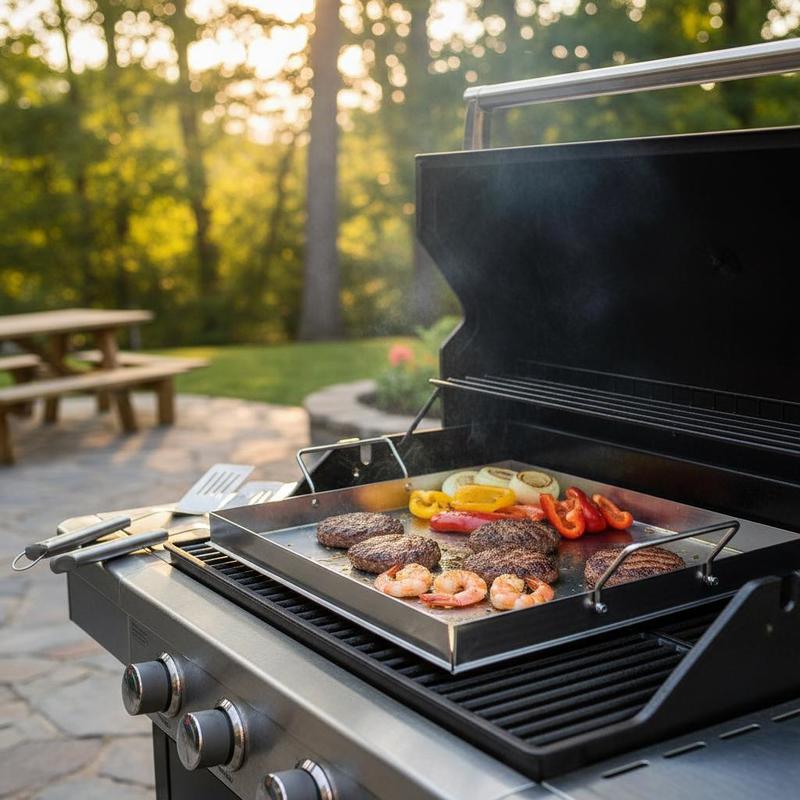 Plaque de cuisson universelle  - Outdoor Camping Griddle avis et prix