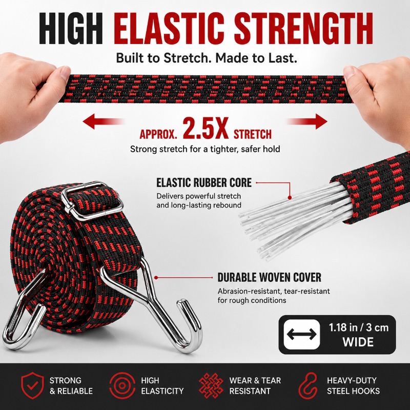 Sangle de chargement élastique - Camping Rope avis et prix
