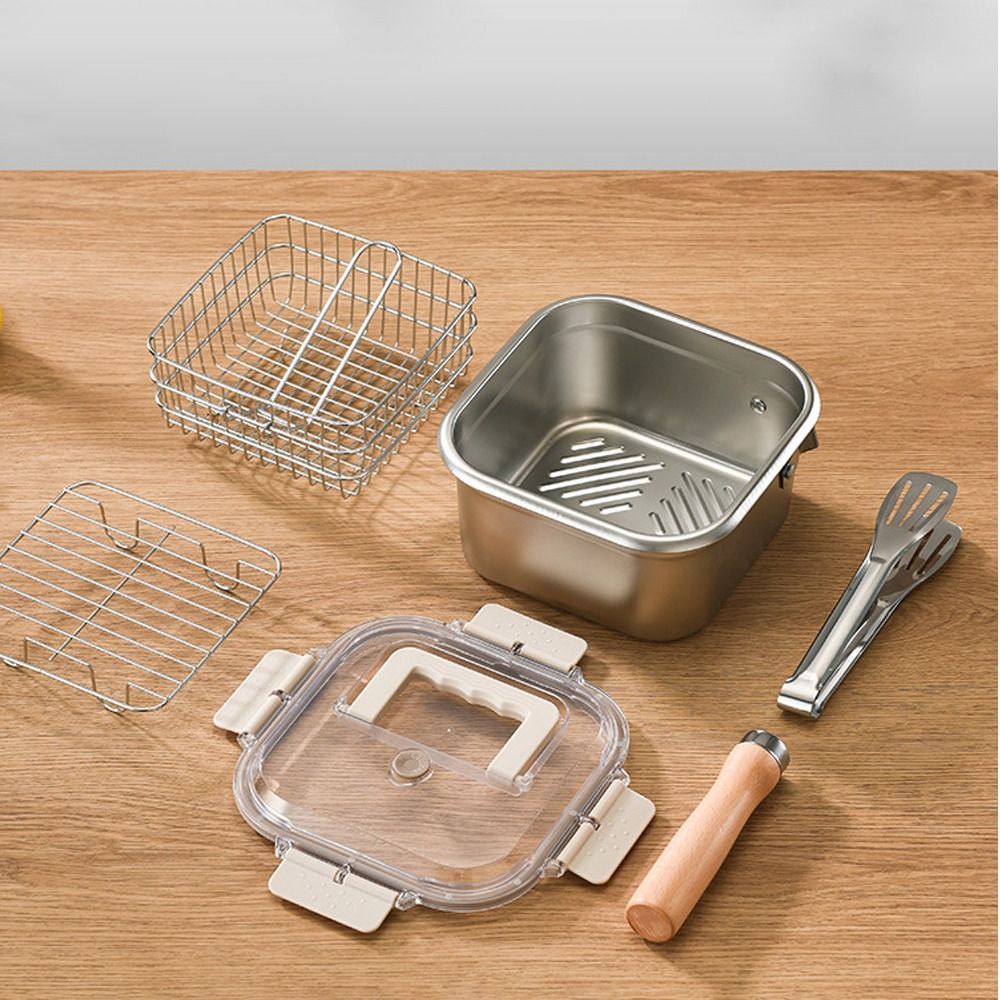 Poêle à frire Portable en acie - Outdoor Camping Kitchen Set avis et prix