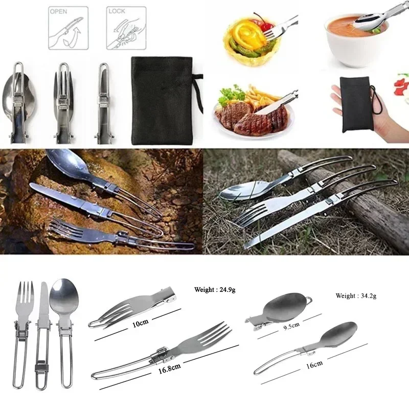 Nouveau Pot de Camping Portabl - Outdoor Camping Kitchen Set avis et prix