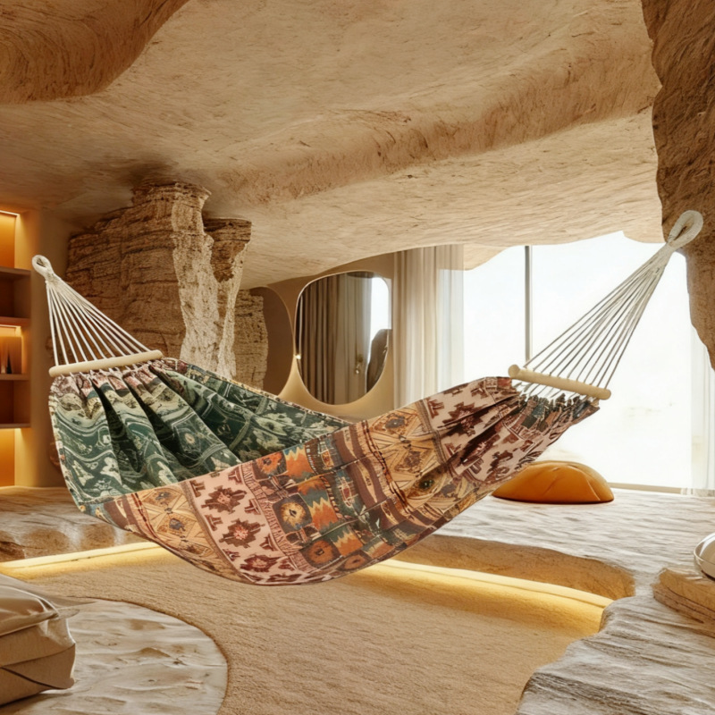 Hamac double en toile jacquard - Camping Hammock avis et prix