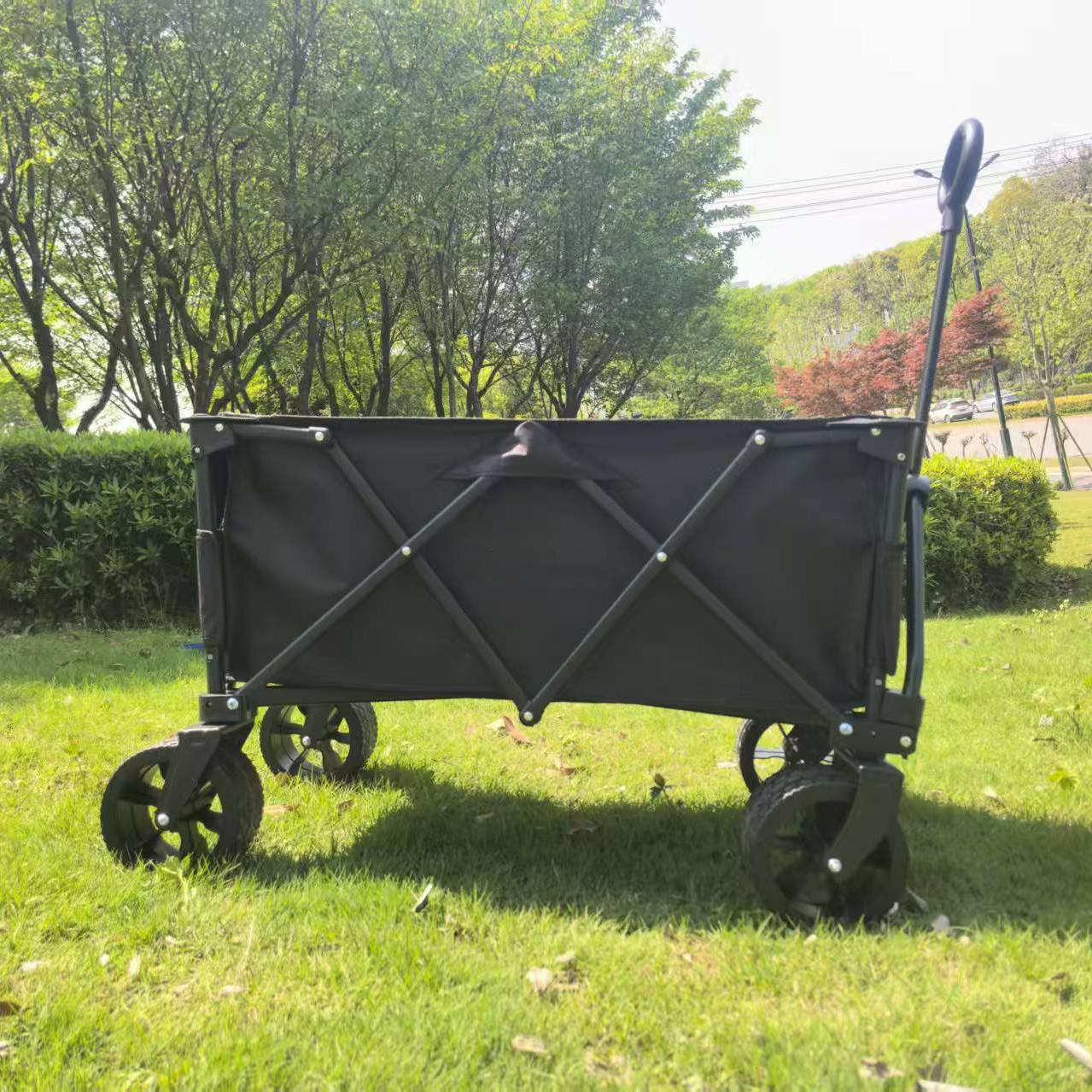 Chariot pliable portable 160L  - Outdoor Camping Vehicle Wagon avis et prix