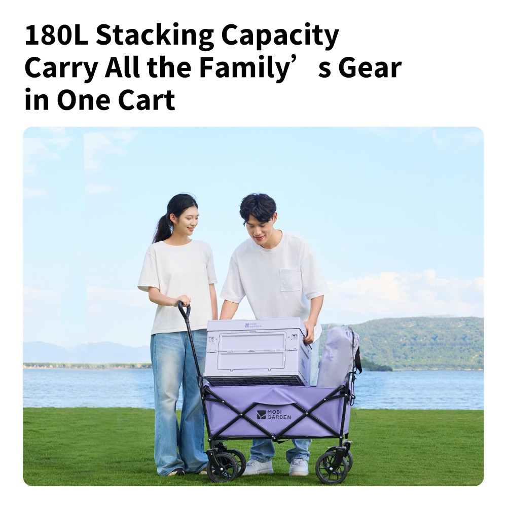 Chariot pliable à quatre roues - Outdoor Camping Vehicle Wagon avis et prix