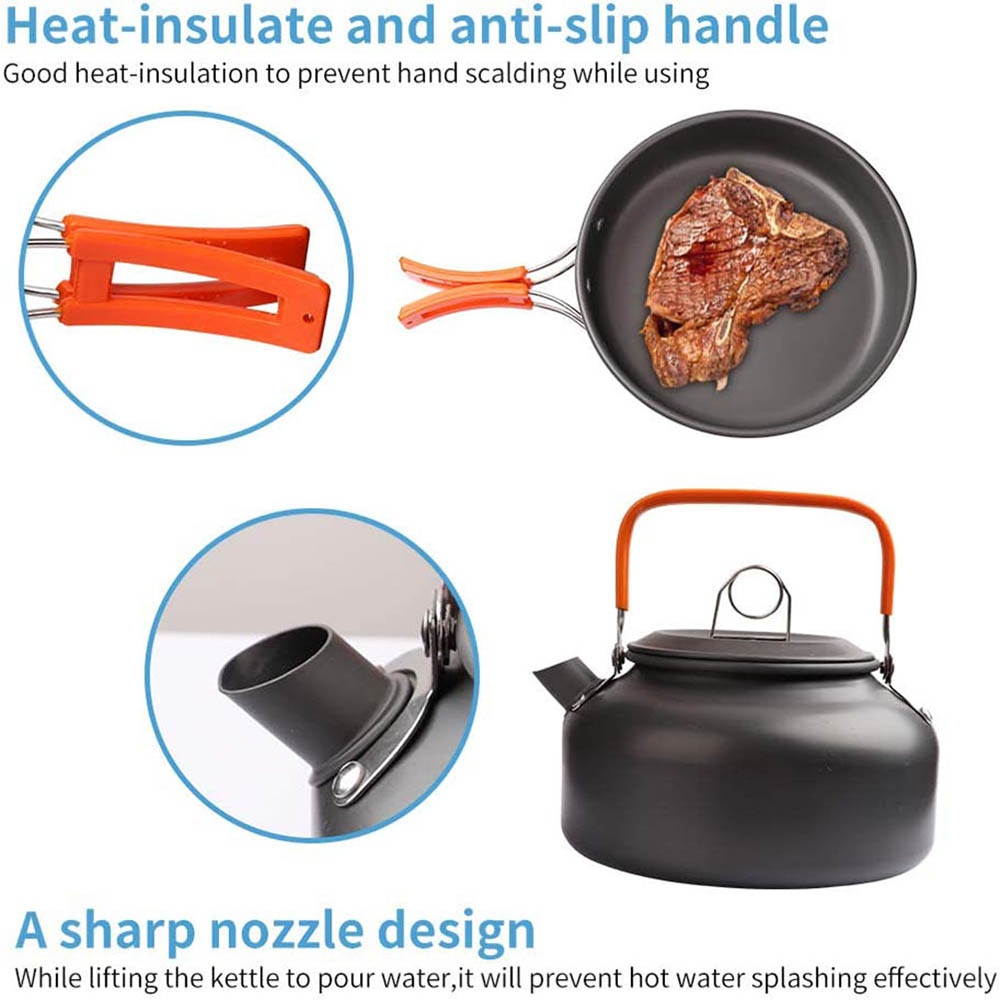 Kit d'ustensiles de cuisine de - Outdoor Camping Kitchen Set avis et prix