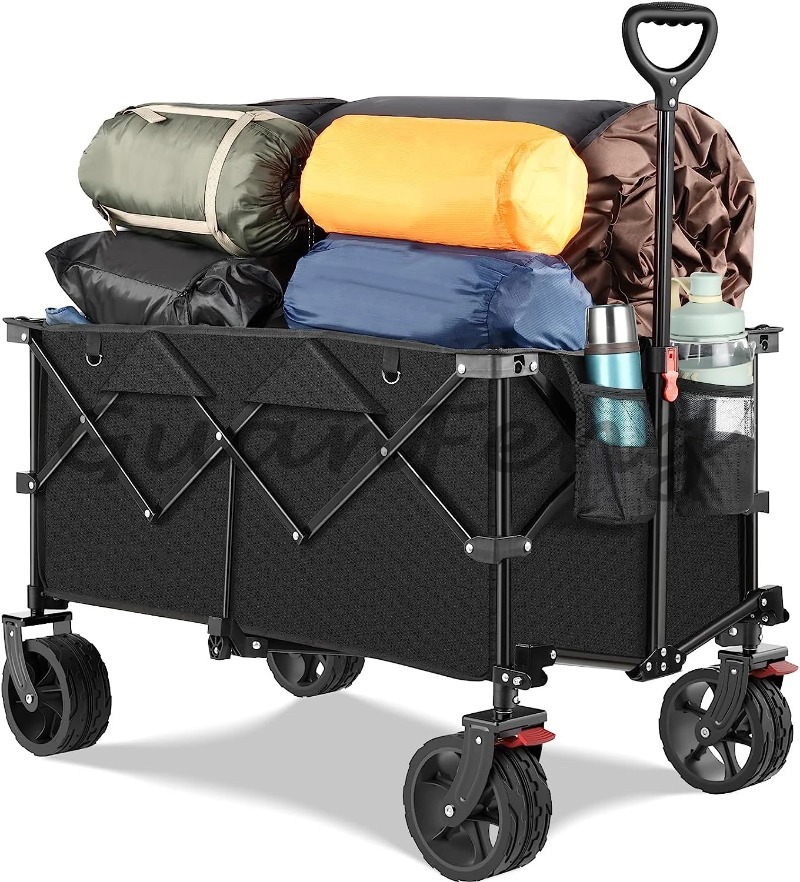 Station-wagon pliable polyvale - Outdoor Camping Vehicle Wagon avis et prix