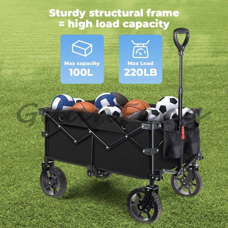 Station-wagon pliable polyvale - Outdoor Camping Vehicle Wagon avis et prix