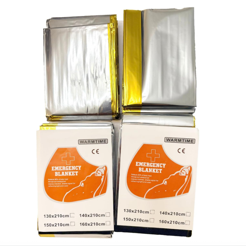 Lot de 4 couvertures thermique - Emergency Mylar Blanket avis et prix
