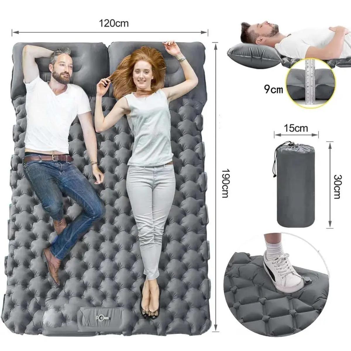 Matelas pneumatique simple et  - Outdoor Camping Floor Mat avis et prix