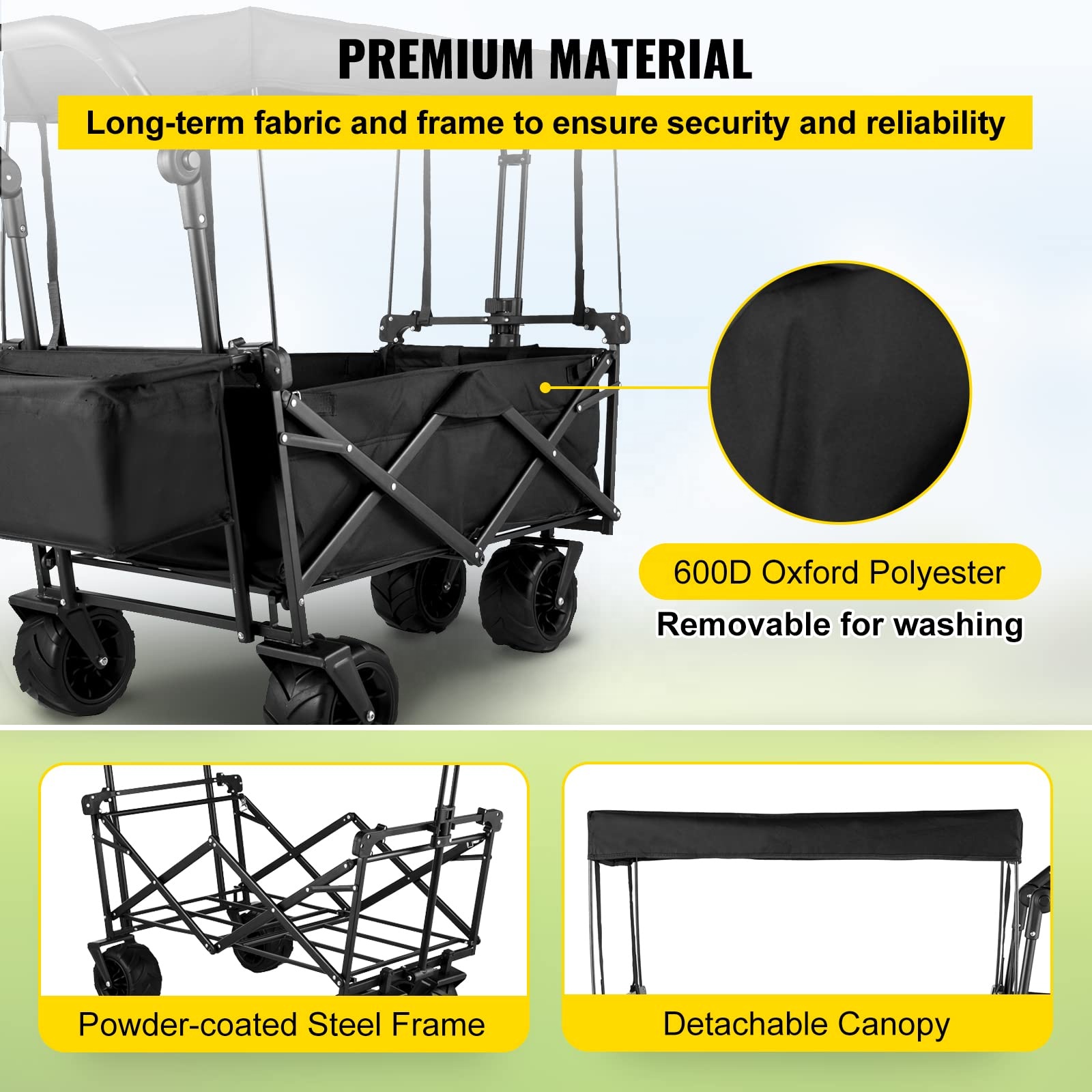 Chariot de camping pliable d'e - Outdoor Camping Wagon avis et prix