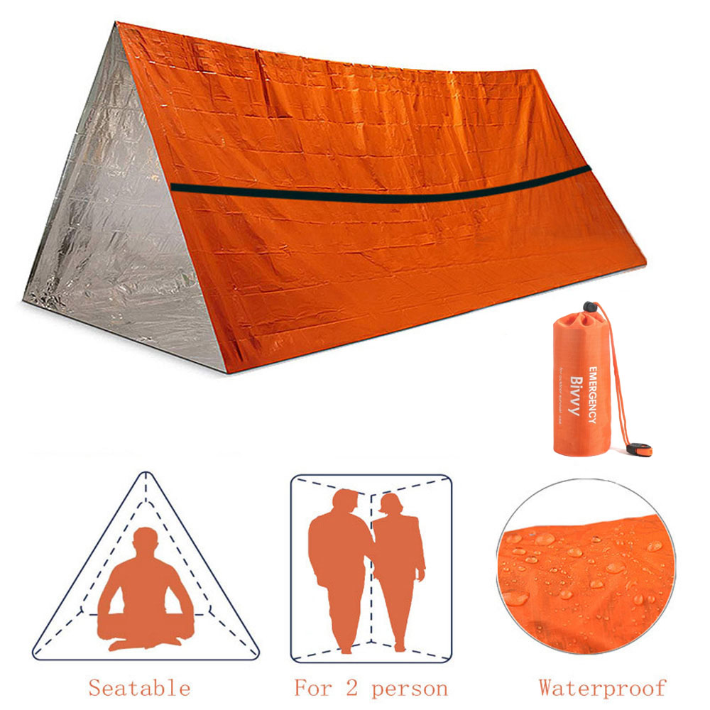 Kit de tente de survie pour 2  - Emergency Mylar Blanket avis et prix