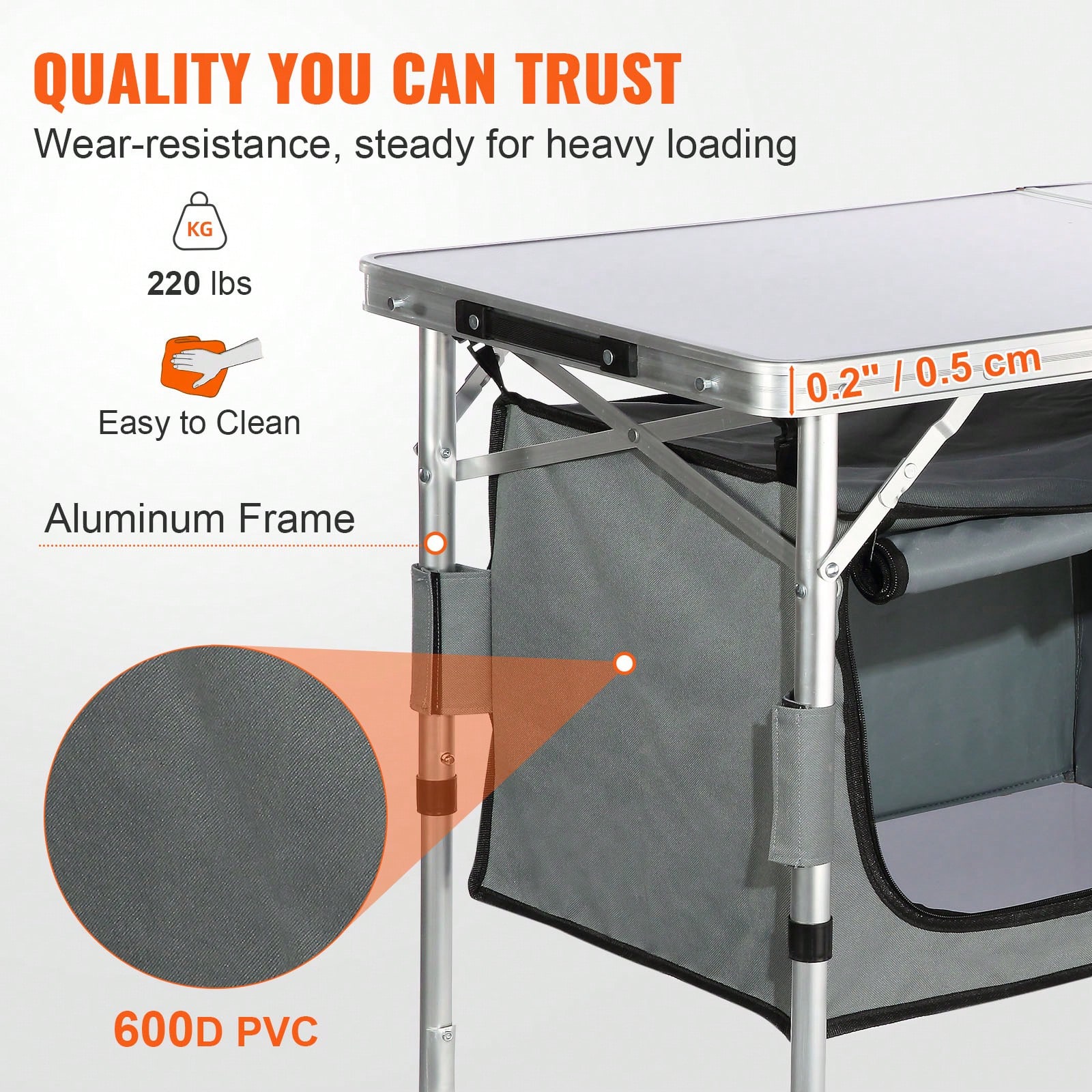 Table de cuisine pliante à mon - Outdoor Camping Kitchen Set avis et prix