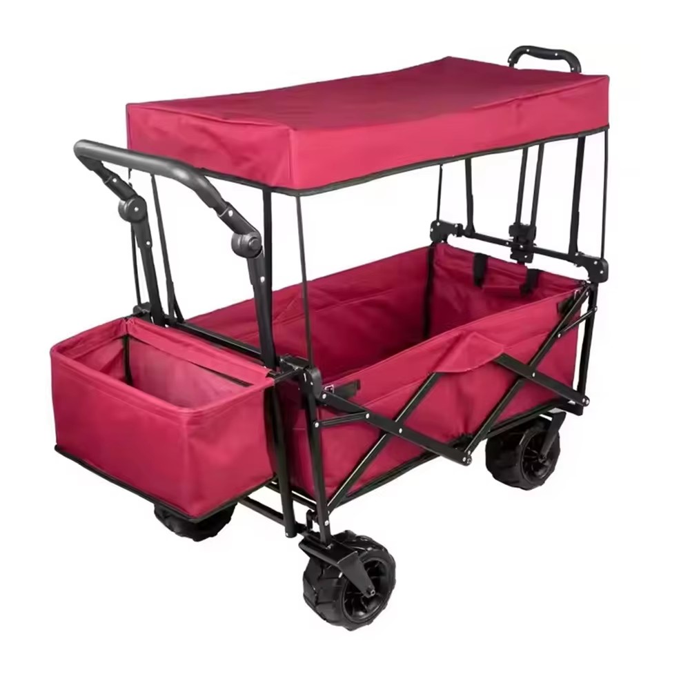 Chariot pliable de camping ext - Outdoor Camping Vehicle Wagon avis et prix