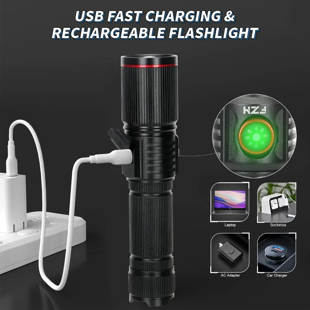 Lampe torche LED puissante rec - Camping Rope avis et prix