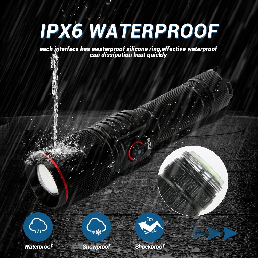 Lampe torche LED puissante rec - Camping Rope avis et prix