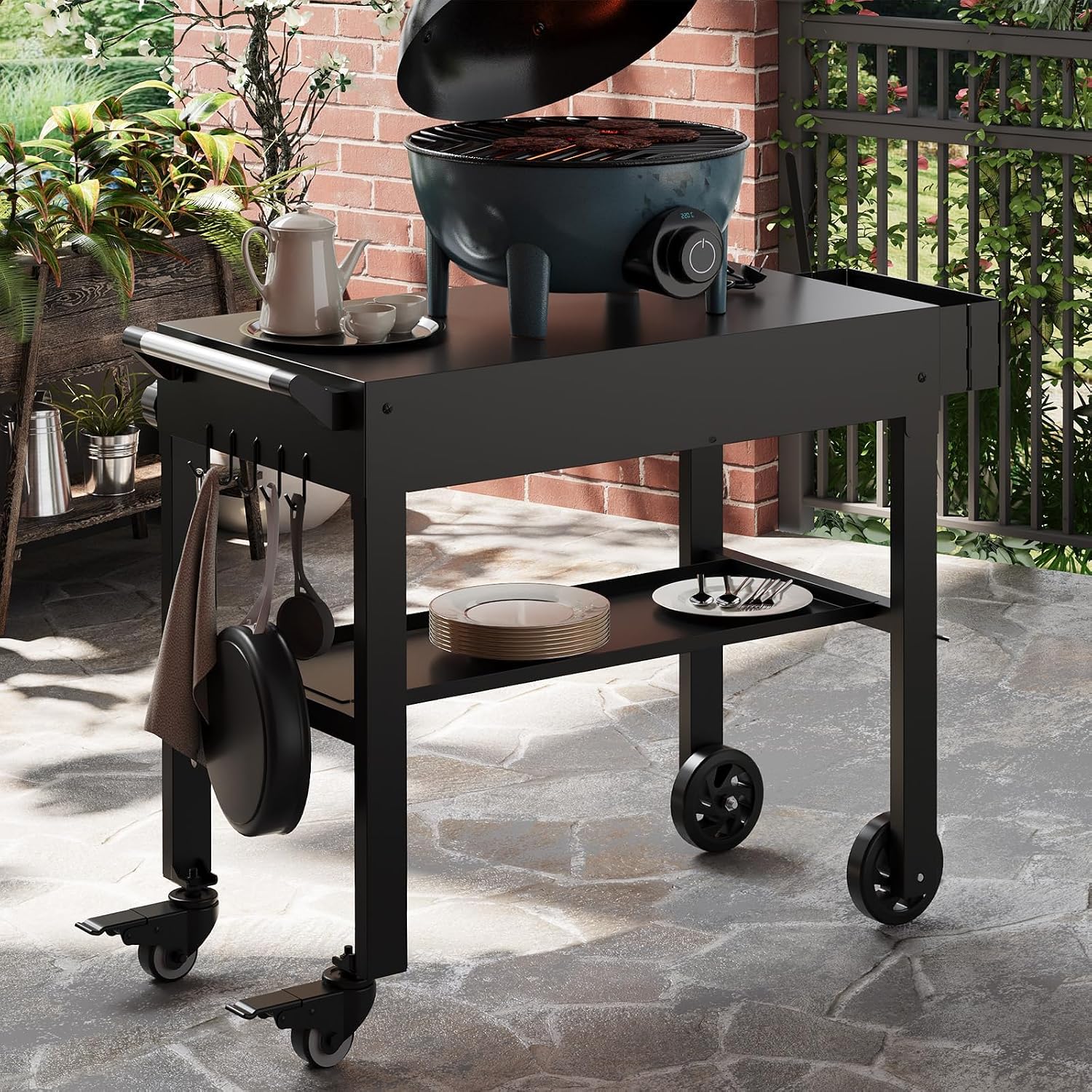 Chariot de barbecue portable T - Outdoor Camping Griddle avis et prix