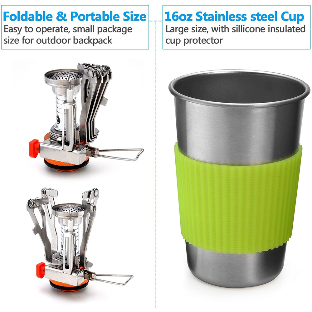 Kit d'ustensiles de cuisine de - Outdoor Camping Kitchen Set avis et prix